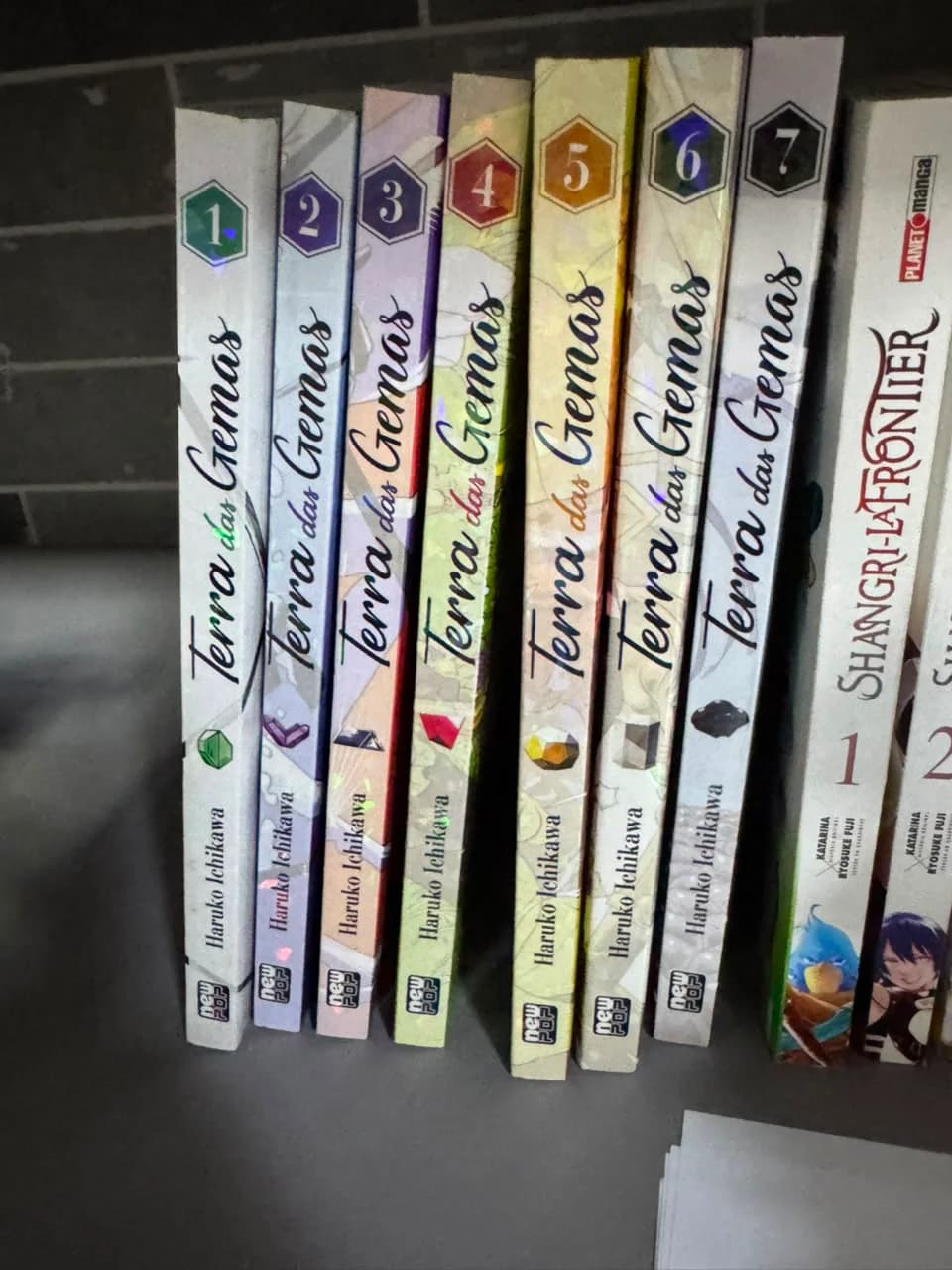 Mangá Terra das Gemas 1 ao 7