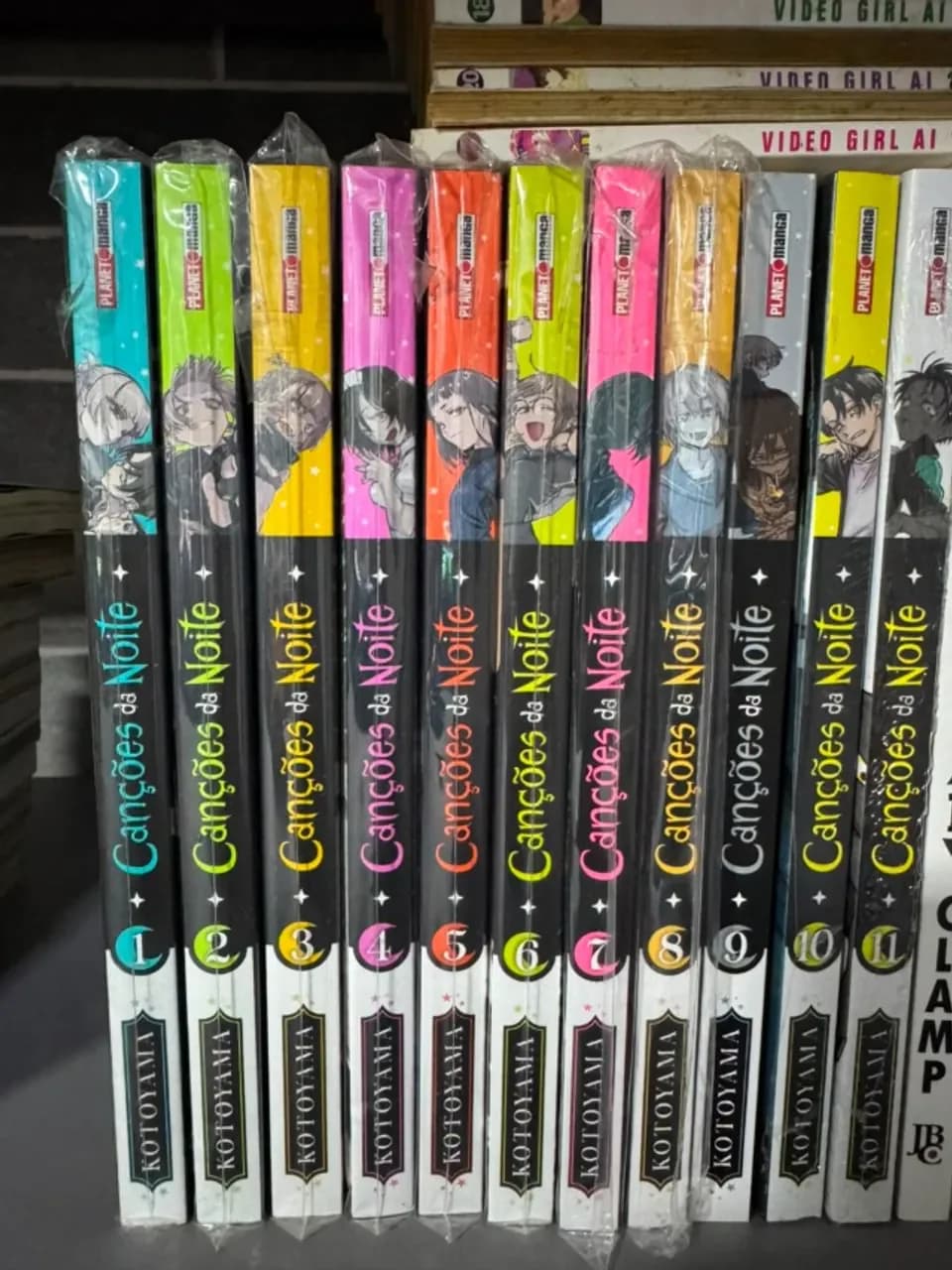 Mangá canções da noite 1 ao 11
