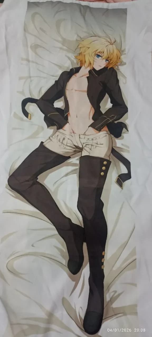 Capa para Dakimakura - Mikaela Hyakuya (Seraph of the end) - Nova!