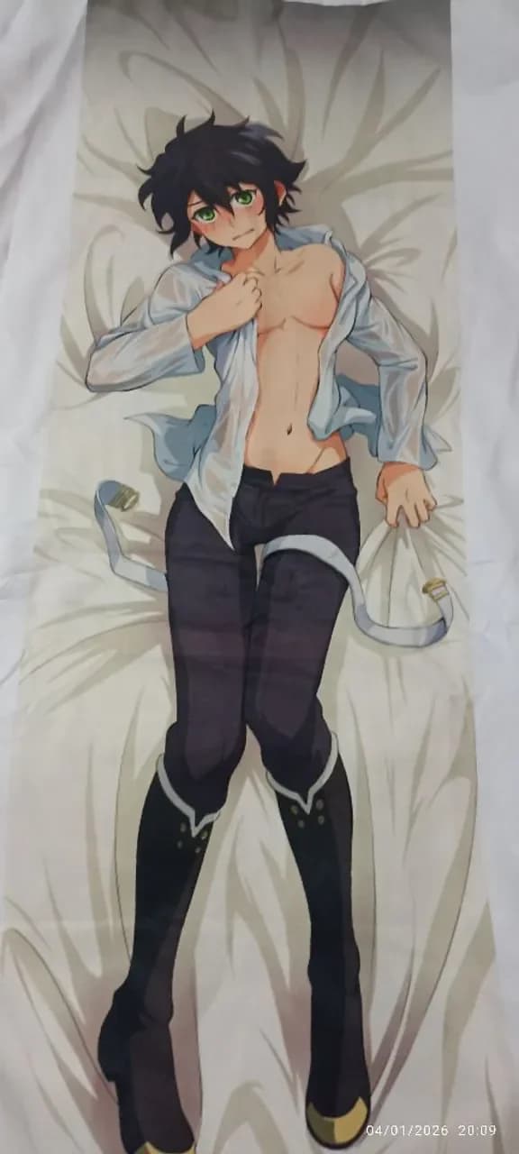 Capa para Dakimakura  - Yuichiro Hyakuya (Seraph of the end) - NOVA!